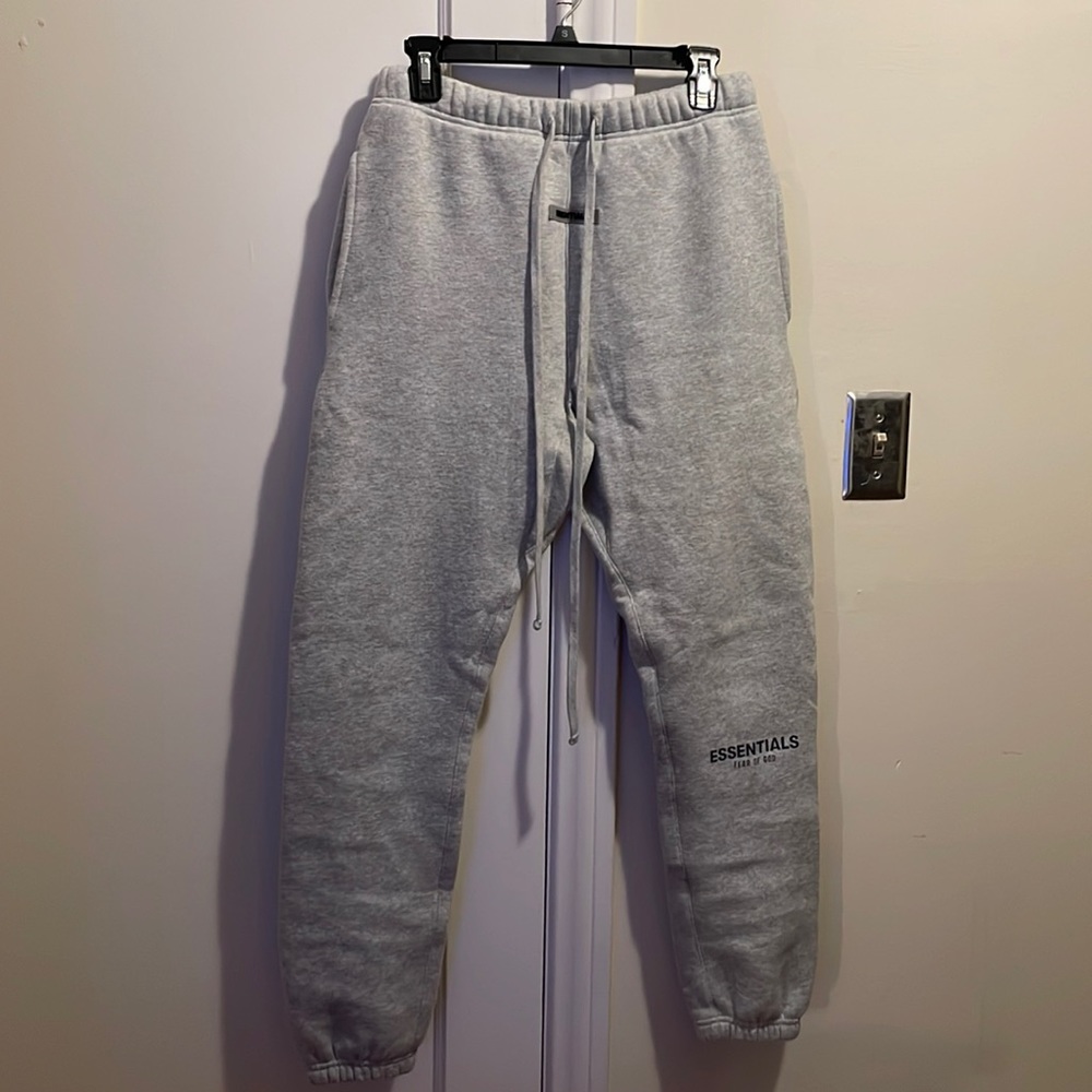Fear of God Essentials Heather Grey Sweatpants